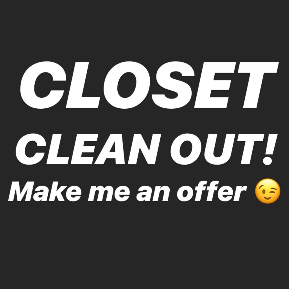 CLOSET CLEAN OUT!!!